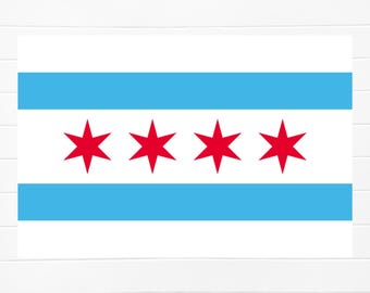 Flaga Chicago svg, flaga Chicago png, Chicago svg, Chicago png, cyfrowe pobieranie Chicago, cyfrowe Chicago, wektor Chicago, clipart Chicago