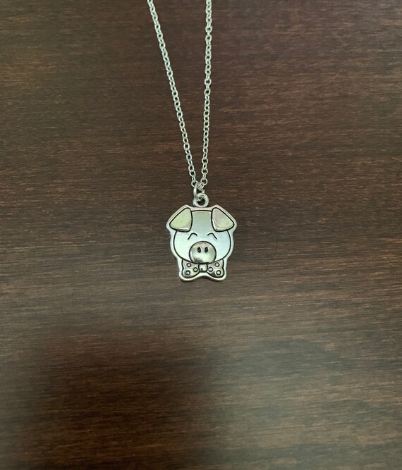 Smiling Pig Necklace Smiling Pig Necklace