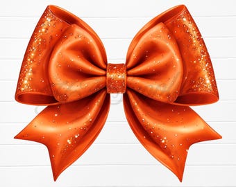 arco laranja glitter png, arco laranja png, clipart de arco laranja, arco coquete laranja png, arco coquete glitter png, download digital de arco, arco png
