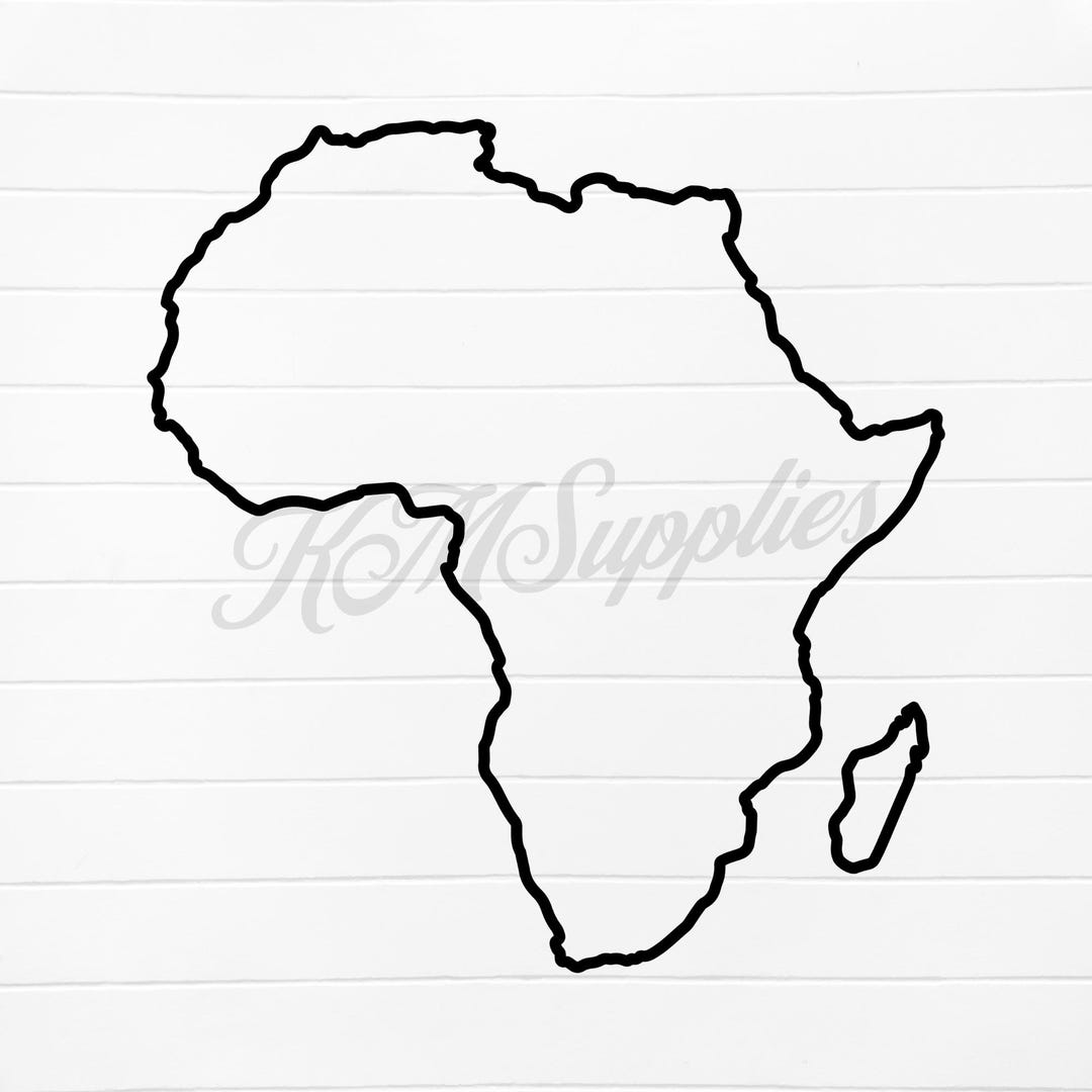 Africa Outline Svg Africa Outline Africa Silhouette African Africa outline svg africa outline africa silhouette african