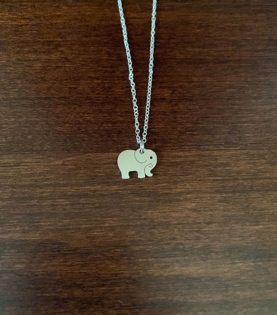 Elephant Elephant Necklace Elephant Gifts Elephant Pendant