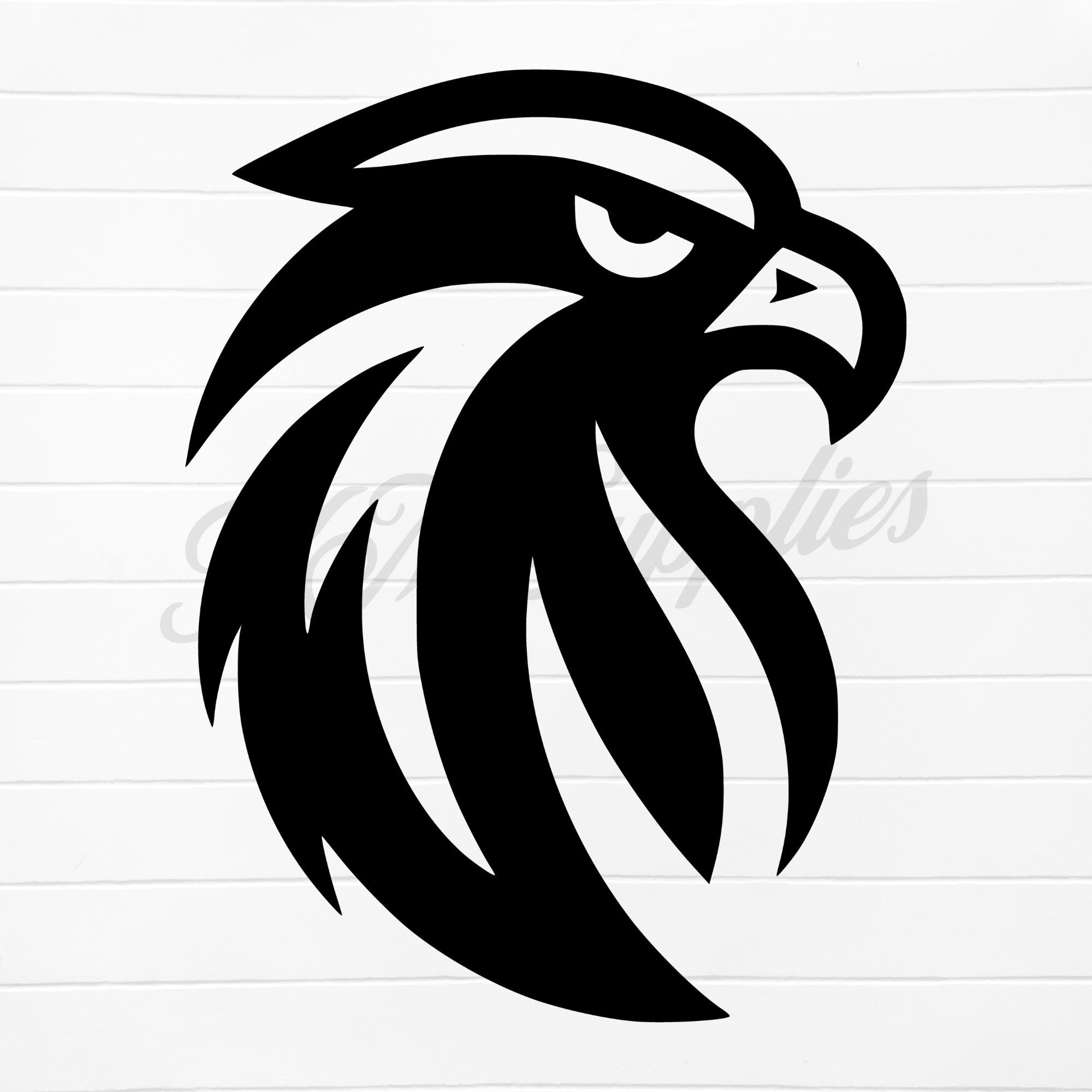 Logotipo de halcón png, logotipo de halcón SVG, silueta de halcón, cabeza  de halcón png, cabeza de halcón SVG, deporte de halcón SVG, mascota de  halcones png, halcones SVG png - Etsy, image size:2000x2000