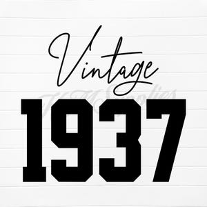 vintage 1937, vintage 1937 svg, vintage 1937 png, 1937 vintage, 1937 vintage svg, 1937 vintage png, 1937 birthday svg, 1937 birthday png