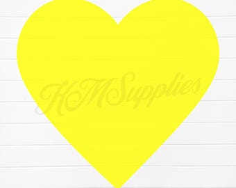 黄色いハート png、黄色いハート svg、黄色いハート クリップアート