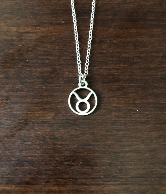 Taurus Taurus Necklace Taurus Gifts Taurus Pendant Taurus