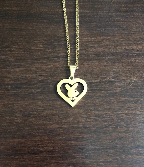 Rose Gold Playboy Bunny Necklace Sale 