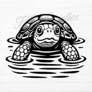 turtle swimming svg, cute turtle png, water turtle clipart, turtle silhouette svg, turtle clipart svg, turtle digital download, turtle image