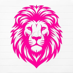 pink lion svg, pink lion png, pink lion png designs, lion logo colorful, lion logo, lion face png, lion svg face, lion face digital download