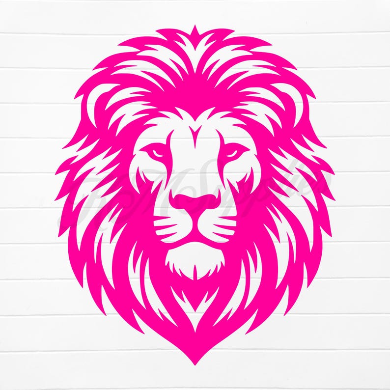 Pink Lion Svg, Pink Lion Png, Pink Lion Png Designs, Lion Logo Colorful ...