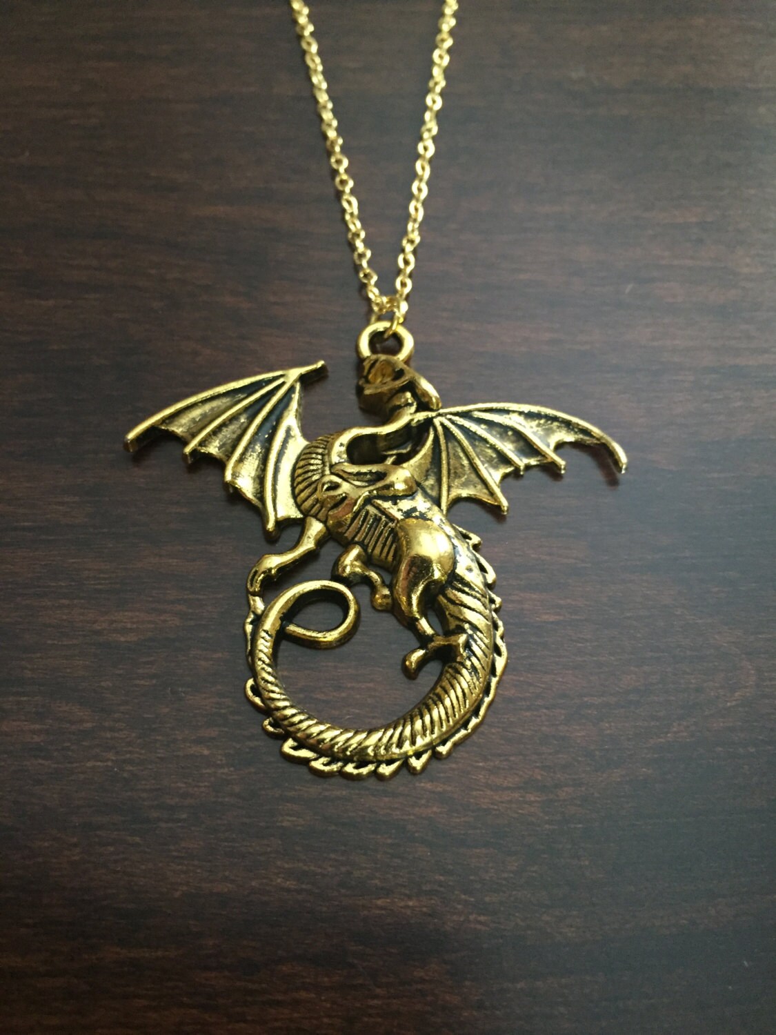 Dragon Dragon Necklace Dragon Jewelry 