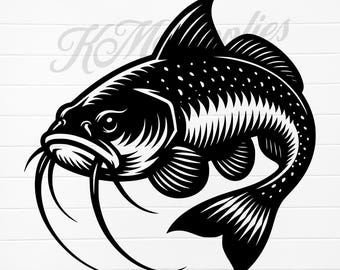 cat fishing svg, cat fishing png, catfish clipart, catfish clip art, catfish designs svg, catfish vector, catfish images, catfish logo, fish