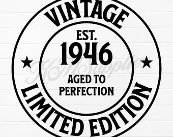 1946 svg, 1946 png, 1946 clipart, 1946 clip art, est 1946 svg, est 1946 png, nato nel 1946 png, nato nel 1946 svg, regalo di compleanno 1946, 1946