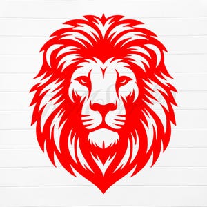 red lion svg, red lion png, red lion spirit svg, lion mascot png color, lion mascot png, lion svg face, lion face digital download, png lion