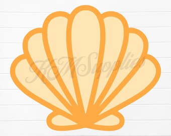 seashell svg, seashell png, seashell outline svg, seashell outline clipart, seashell digital download, seashell vector file, seashell vector