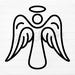Angel Svg File, Angel Png Digital, Angel Svg Clipart, Angel Digital ...