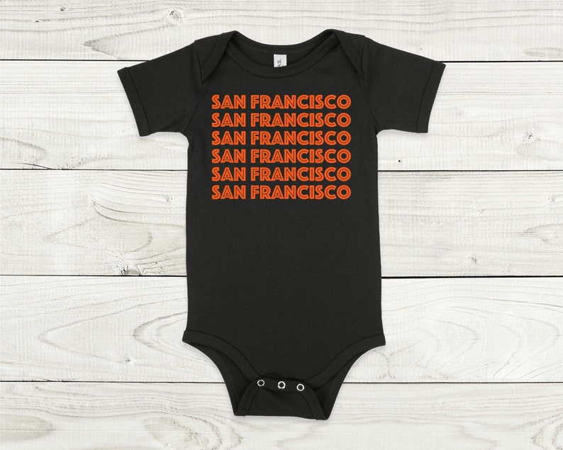 San Francisco baby, San Francisco baby clothes, San Francisco baby bodysuit, San Francisco baby outfit, San Francisco baby boy, baby gifts image 1