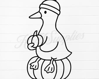 goose pumpkin design, goose svg file, goose png designs, pumpkin goose digital images, goose with pumpkin, goose vector, goose download, svg