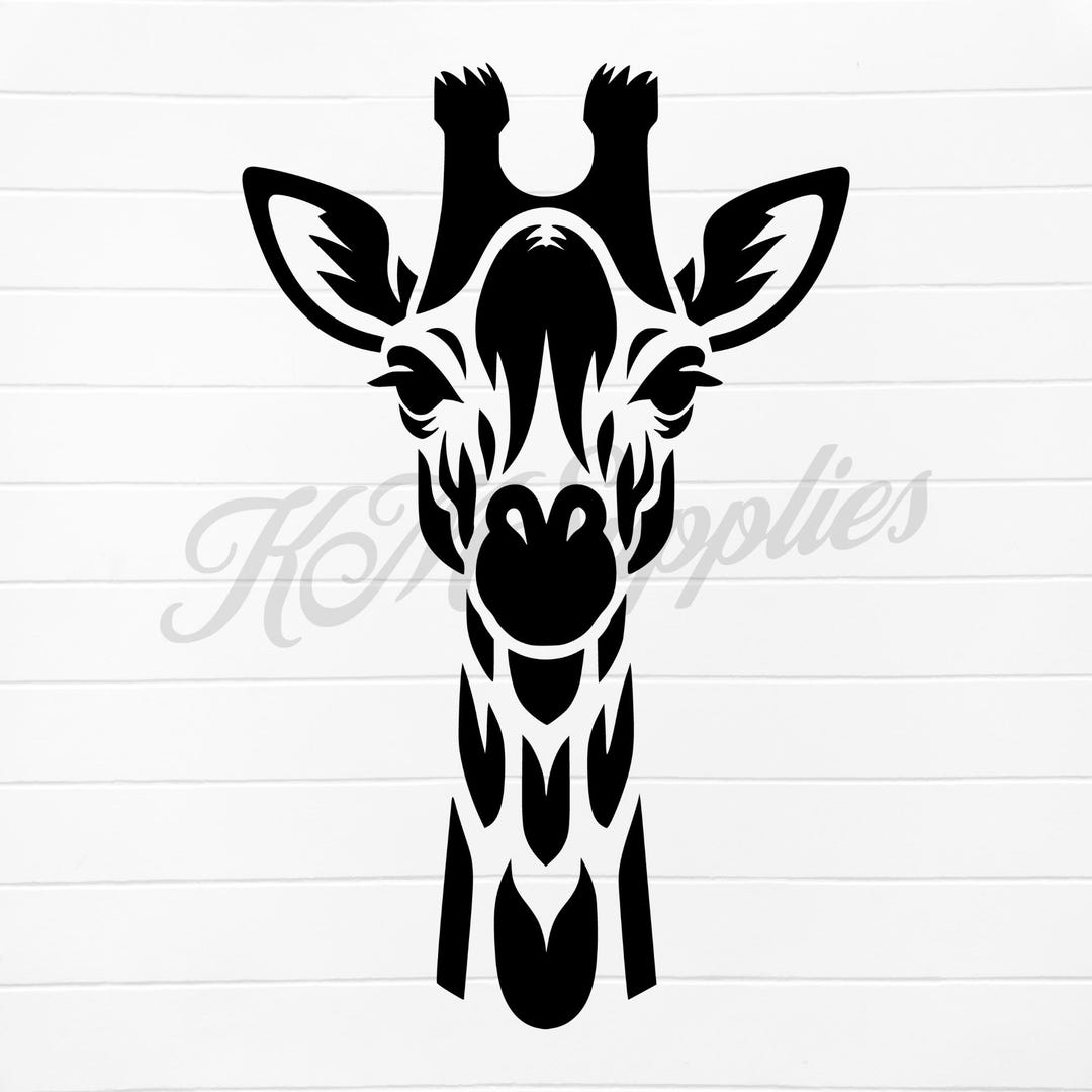 Giraffe Svg Files, Giraffe Png Files, Giraffe Clipart, Giraffe Digital ...
