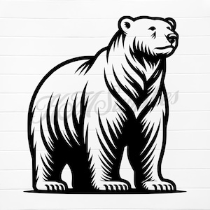 polar bear svg file, polar bear png, polar bear clip art, polar bear vector, polar bear silhouette, polar bear logo, cute polar bear svg