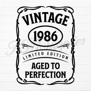 1986 svg, 1986 png, 1986 clipart, 1986 clip art, est 1986 svg, est 1986 png, born in 1986 png, born in 1986 svg, 1986 birthday gift, 1986
