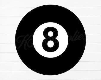 8 ボール プール svg、8 ボール svg、8 ボール png デザイン、8 ボール