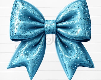 light blue coquette bow png, light blue bow png, blue coquette bow png, blue bow png, blue glitter bow png, bow designs for shirt, png bows