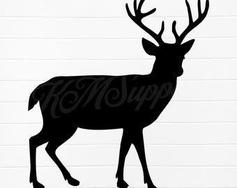 deer silhouette, deer silhouette svg, deer silhouette png, silhouette deer svg, deer svg silhouette, deer outline, deer digital download