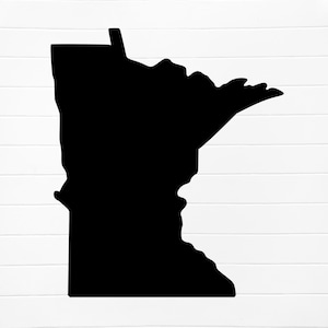 Bundesstaat Minnesota svg, Minnesota Silhouette, Minnesota svg-Dateien, Minnesota png-Datei, Minnesota digitaler Download, Minnesota Clipart, MN svg