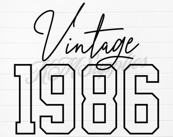 vintage 1986, vintage 1986 svg, vintage 1986 png, 1986 vintage, 1986 vintage svg, 1986 vintage png, 1986 birthday svg, 1986 birthday png
