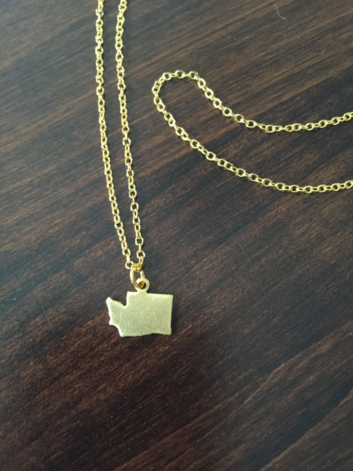 Washington Necklace Washington Gold Washington Necklace Etsy