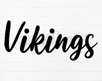vikings script, vikings png tshirt designs, viking svg, vikings design, vikings shirt svg, vikings clipart, mascot hand lettered design, svg