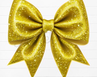 gold glitter bow png, gold bow png, yellow bow png, yellow bow clipart, bow digital download, bow clip art png, girl bow sublimation, bows