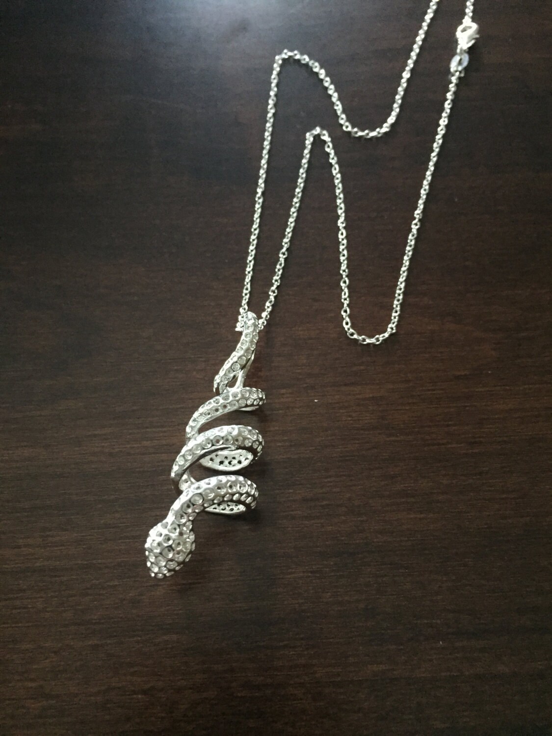 ★Hei★ sv925thin snake necklace HE23WINSG628XXFR Snake Necklace, Snake Jewelry, Snake Pendant, Snake, Silver