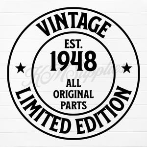 1948 svg, 1948 png, 1948 clipart, 1948 clip art, est 1948 svg, est 1948 png, born in 1948 png, born in 1948 svg, 1948 birthday gift, 1948