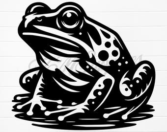 frog silhouette svg, frog png design, frog silhouette image, frog clip art digital files, frog digital download, frog clipart black, frogs