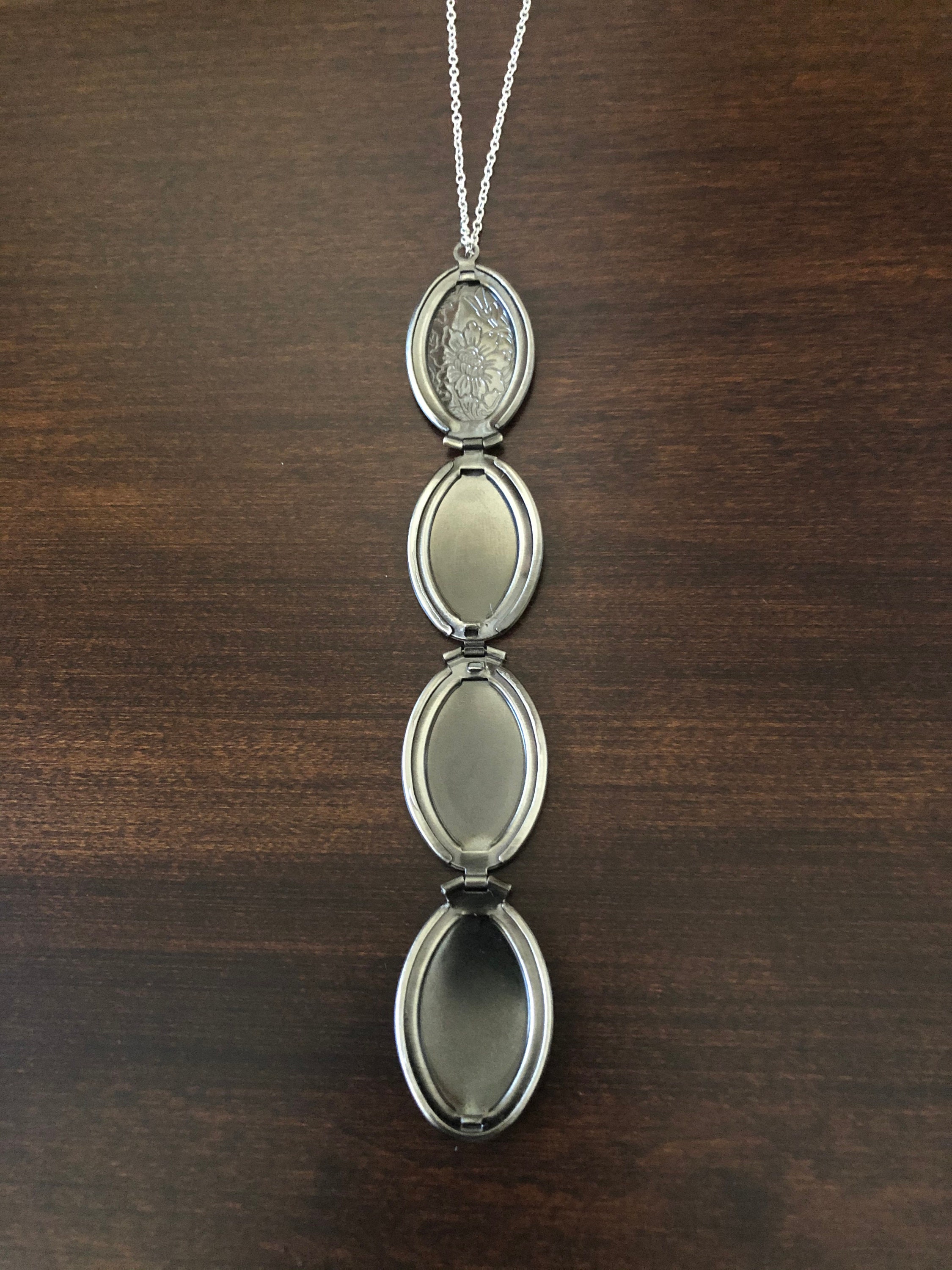Silver Locket Necklace, Silver Locket, Locket, Locket