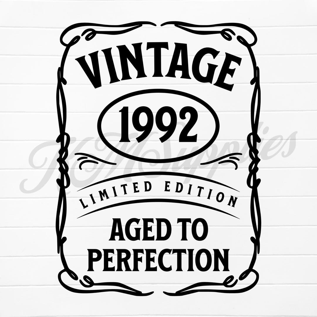 1992 Svg, 1992 Png, 1992 Clipart, 1992 Clip Art, Est 1992 Svg, Est 1992 ...