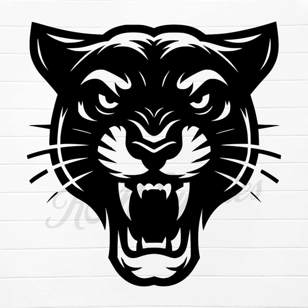 Svg Panther Head, Panther Head Svg, Panther Head Png, Panther Head ...
