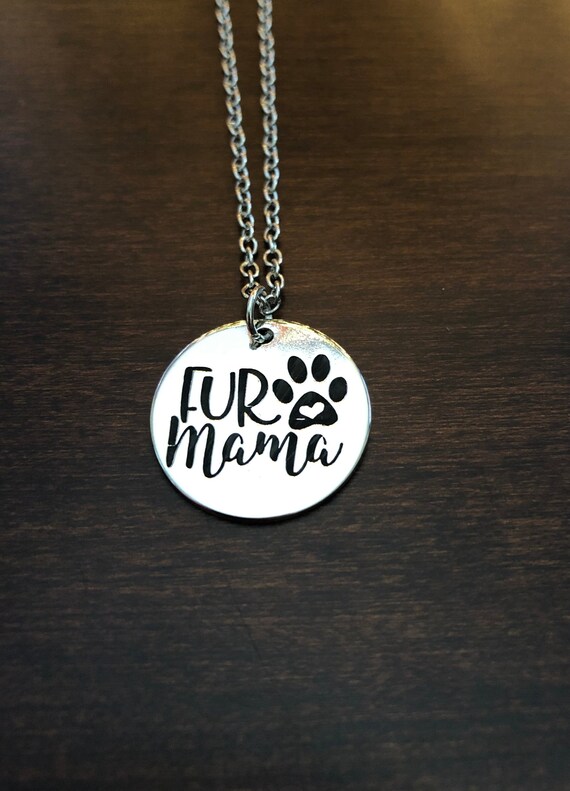 Fur mama necklace clearance