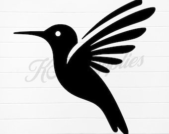 Kolibri Silhouette svg, Kolibri Silhouette, Kolibri svg einfach, Kolibri Png-Dateien, Kolibri digitale download, schwarzer Vogel