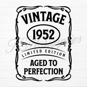 1952 svg, 1952 png, 1952 clipart, 1952 clip art, est 1952 svg, est 1952 png, born in 1952 png, born in 1952 svg, 1952 birthday gift, 1952