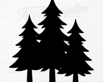 pine tree silhouette svg, pine trees png, pine tree clipart, pine tree silhouette vector, pine tree digital download, pine tree design, png