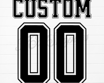 custom jersey name and number svg png, custom jersey number png, custom name and number png, custom name and number svg, jersey number svg