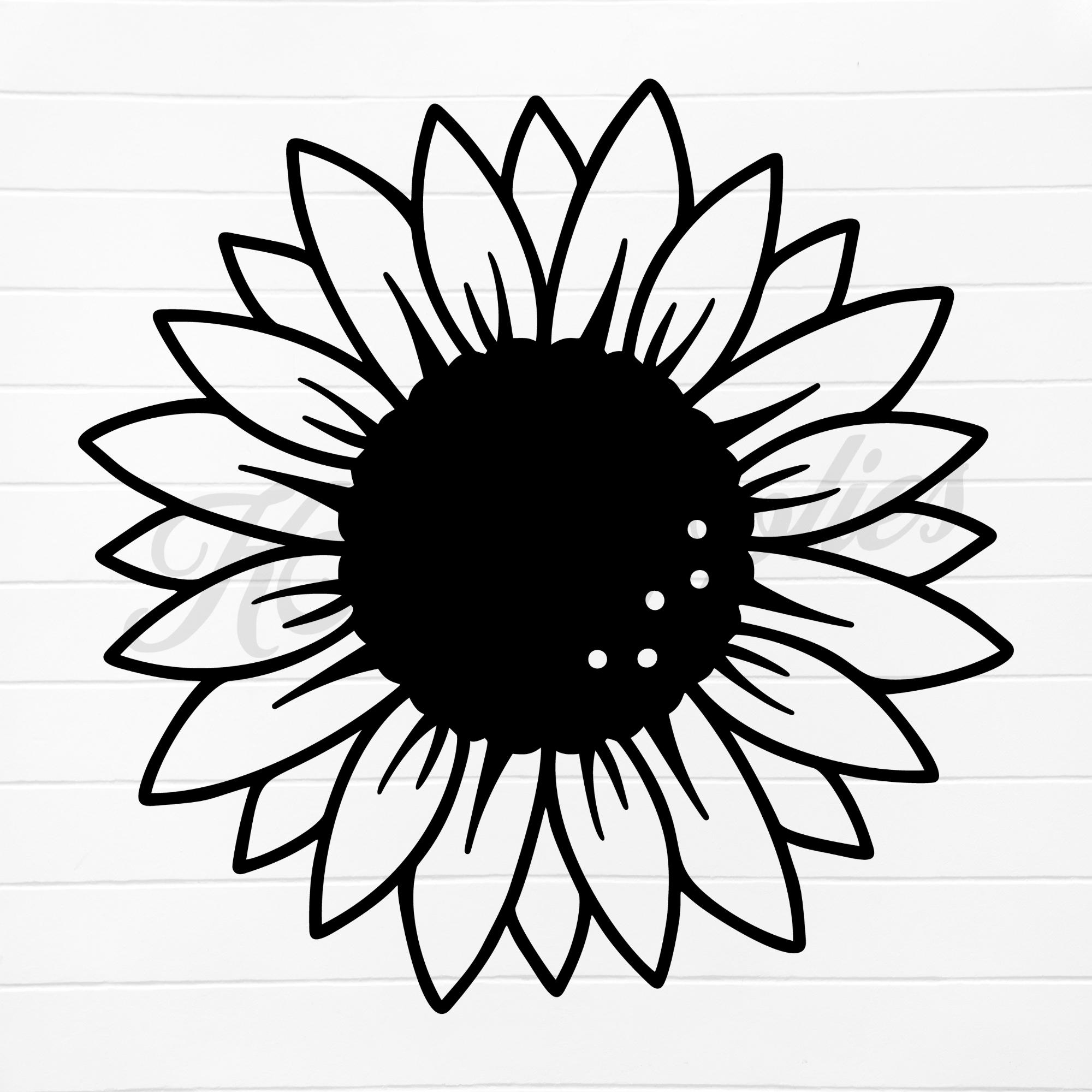 tournesol silhouette svg, silhouette tournesol, tournesol contour svg, fichier svg tournesol, tournesols svg, tournesol png, clipart tournesols
