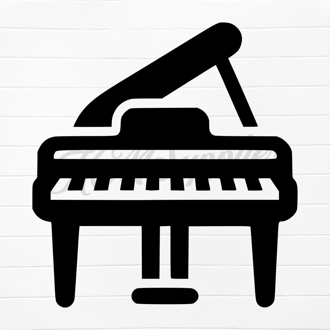 ピアノのシルエット、ピアノの SVG ファイル、ピアノの PNG クリップ