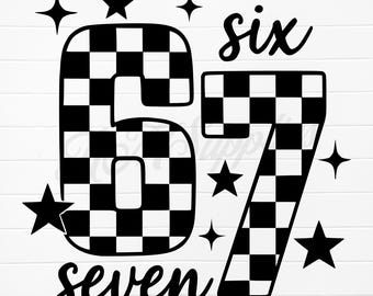 67 checkered png, checkered 67 svg, 6 7 checkered, 67 cute svg, unique 67 png, six seven digital download, six seven clipart, 67 images, 67
