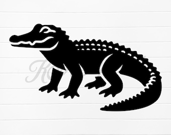 silhouette crocodile, crocodile png, crocodile clipart, svg crocodile digital download, alligator silhouette png, alligator laser files, svg