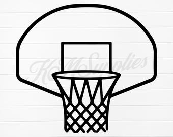 Panier de basket svg, panier de basket png, clipart de panier de basket, clipart de panier de basket, fichiers svg basket, fichier de coupe de panier de basket