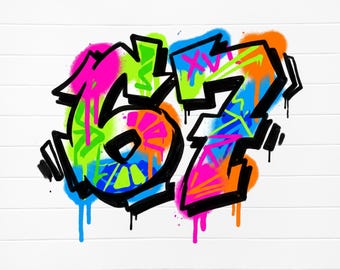 graffiti 67 png, graffiti 67, 6 7 graffiti png, graffiti sei sette clipart, colorato 67 png, 67 png design, 67 colorato, 67 png digitale, 67