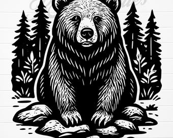 bear silhouette mountains svg, mountain bear silhouette png, bear mountain svg, bear designs png svg, bear design png, bear digital download